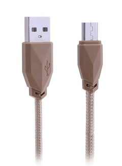 Buy Micro USB Data Sync Charging Cable Gold in Saudi Arabia