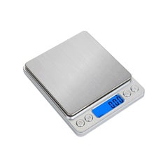 Buy 3kg/0.1g Accurate Electrical Kitchen Scale,Coffee Scale Food Weight Postal Scales Multifunction Scale Measures in Grams and oz for Cooking Baking silver 12.80*1.90*10.60cm in UAE