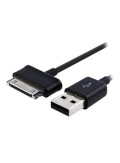 Buy USB Data and Charging Cable For Samsung Galaxy Tab (P7300) Black in Saudi Arabia