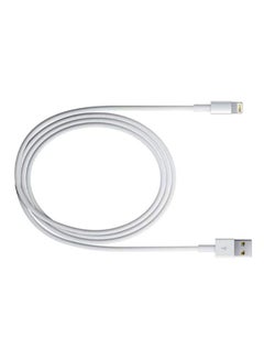 Buy 8 Pin To USB Charger And Sync Cable For iPhone 6 White in UAE