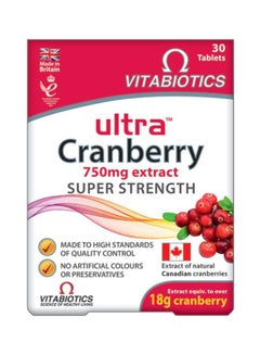 Buy Ultra Cranberry 30 Tablets in UAE