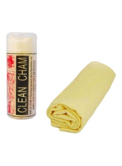 Buy Wet And Dry Fabric Cleaning Cloth Yellow in Saudi Arabia