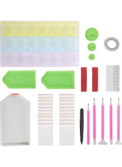 Buy 5D DIY Diamond Painting Kits Tool Set Multicolor 20.0x15.0x5.0cm in Saudi Arabia