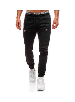 Buy Casual Loose Jogger Black in UAE