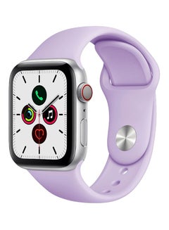 Buy Replacement Band For Apple Watch Series 5/4/3/2/1 40/38mm Light Purple in UAE