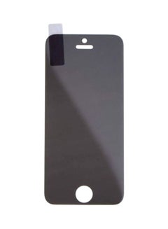 اشتري Privacy Tempered Glass Screen Protector For Apple iPhone 5 أسود في الامارات