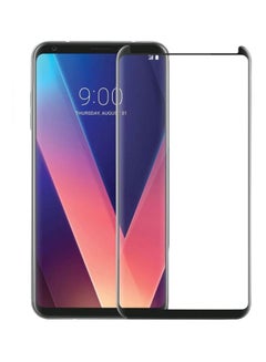 Buy Framed 3D Curved Tempered Glass Screen Protector For LG V30 Black/Clear in Saudi Arabia