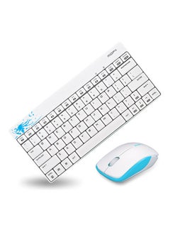 Buy Mofii X210 2.4g Wireless Keyboard Mouse Combo White in Saudi Arabia