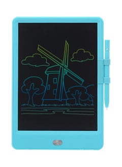 اشتري لوح كتابة بشاشة LCD مقاس 11 بوصة مع زر مسح وقفل شاشة ستايلس مناسب كهدية للأطفال والكبار البحيرة الزرقاء في السعودية