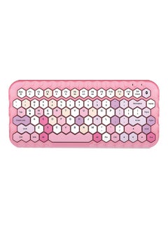 Buy Mofii Honey BT Wireless BT Mixed Color 83 Key Mini Portable Girls Keyboard for Phone/Tablet/Laptop Pink Pink in Saudi Arabia