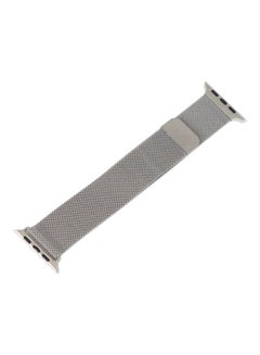 Buy Milanese Loop Band Strap Compatible With Apple Watch 6 5 Stainless Steel 42MM 44MM Iwatch Series Bracelet Accessories WatchBand Silver in Egypt