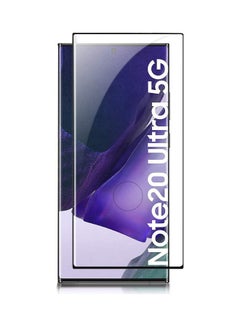 Buy Full Glue Screen Protector For Samsung Galaxy Note 20 Ultra 6D CURVED Black in Saudi Arabia