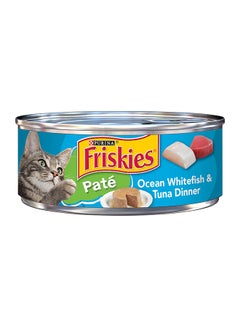 Buy Friskies Pate Ocean Whitefish and Tuna Dinner Multicolour 156grams in UAE