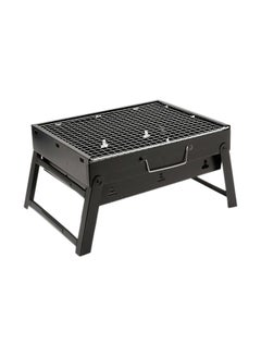 Buy Portable BBQ Charcoal Grill Black 36X10.5X28cm in UAE