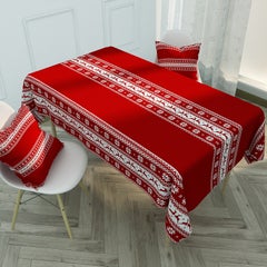 Buy 1-Piece Simple Plaid Printed Table Cloth Multicolour 40x70cm in UAE