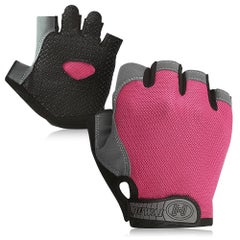 Buy MTB Sport Bike Half Finger Cycling Gloves 15cm in UAE