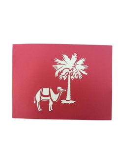 Buy Santa On A Camel Christmas Greeting Card in UAE