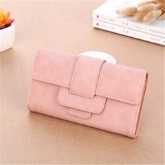 Buy 2-Piece High Quality Lightweight Ladies Wallet Set Pink in Saudi Arabia