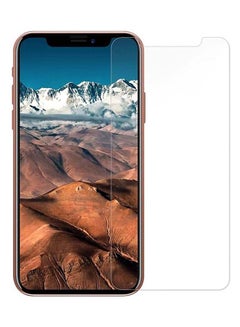 Buy Tempered Glass Screen Protector For Apple iPhone X Clear in UAE