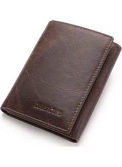 Buy Leather Wallet Dark Coffe in Saudi Arabia