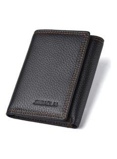 Buy Leather Wallet Black in UAE