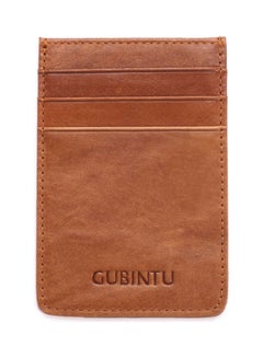 Buy Real Pickup Case Anti Theft Card Cover Brown in Saudi Arabia