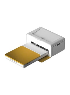 Buy Mobile Photo Printer White/Gold in Saudi Arabia