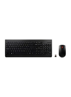 Buy Wireless Keyboard With Mouse Set Black/White in UAE