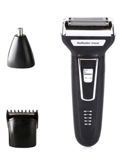 Buy 3-In-1 Rechargable Trimmer Black/White 15cm in UAE