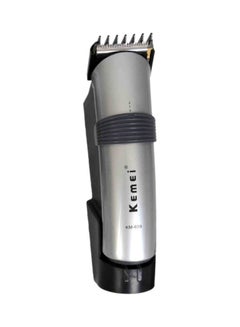 Buy Beard Trimmer Clipper Silver/Black 15cm in Saudi Arabia