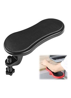 Buy Computer Adjustable Arm Rest With Keyboard Wrist Rest Pad For 1-5 cm Black in Saudi Arabia