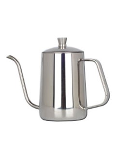 Buy Stainless steel domestic mocha coffee maker silver 600ml in Saudi Arabia