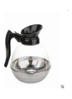 Buy Hot stainless steel coffee pot silver 1700ml in UAE