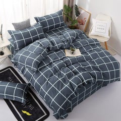 Buy 4-Pieces King Size Design Bedding Set Polyester Multicolour in Saudi Arabia