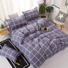 Buy 4-Piece Single Size Bedding Set Polyester Multicolour in Saudi Arabia