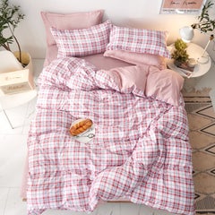 Buy 4-Piece Fashion Design Bedding Set Polyester Multicolour 150x200cm in Saudi Arabia