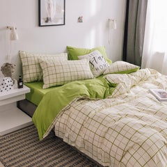 Buy 4-Piece Comfortable Single Size Printed Bedding Set Cotton Multicolour in Saudi Arabia