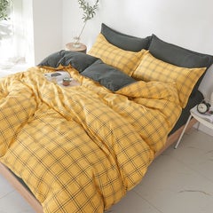 Buy 4-Piece Fashion Designed Bedding Set Polyester Multicolour 150x200cm in Saudi Arabia