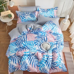 Buy 4-Piece Fashion Designed Bedding Set Polyester Multicolour 150x200cm in Saudi Arabia