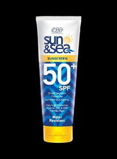 Buy Sun & Sea Waterproof Sunscreen Cream SPF 50+ Multicolour 200ml in Egypt