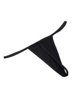 Buy Women Low Waist Panty G-String Underwear Sleepwear Briefs Black in UAE