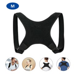 Buy Posture Corrector Women Men Adjustable Shoulder Brace Back Support Strap Belt 18cm in UAE