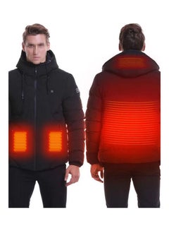 Buy Heated Jackets Men Women Winter Warm Black in UAE