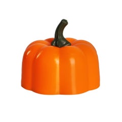 Buy 1-Piece YK5013 Flameless LED Pumpkin Shaped Candle Light Orange 7cm in Saudi Arabia