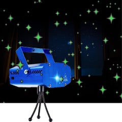 Buy Mini Projector Stage Light Blue 13cm in UAE
