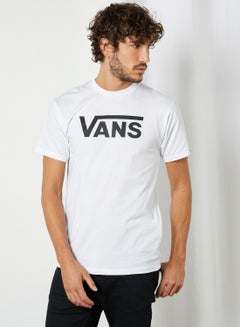 Buy Classic T-Shirt WHITE-BLACK in UAE