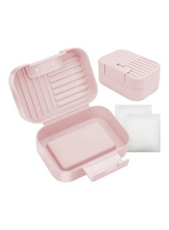 Buy Soap Case Container Pink 4.25inch in Saudi Arabia