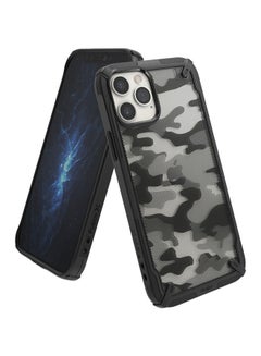 Buy Protective Case Cover For Apple iPhone 12 Pro Max Camo Black in Egypt