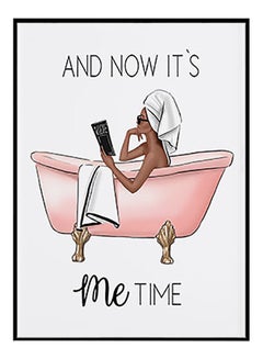 اشتري لوحة فنية من قماش الكانفاس بطبعة عبارة "And Now Its Me Time" متعدد الألوان 57 x 71 x 4.5Ø³Ù†ØªÙŠÙ…ØªØ± في السعودية