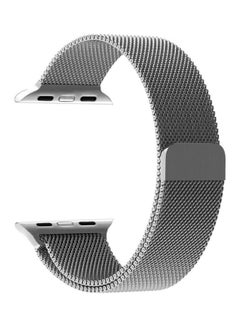 Buy Magnetic Stainless Steel Band For Apple Watch 38/40/41mm Silver in Saudi Arabia